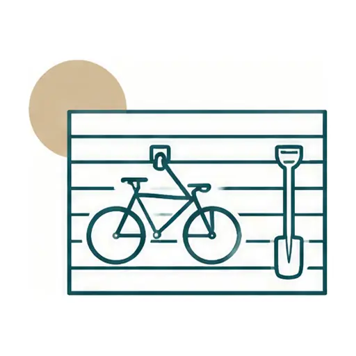 Schematic: Bike and sports hooks package