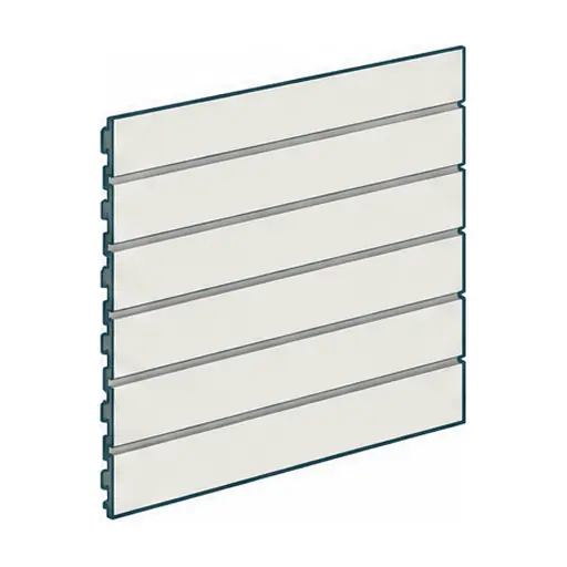 Schematic: PVC slatwall