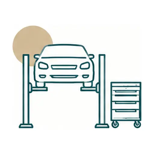 Schematic icon: Auto Shop Cabinets