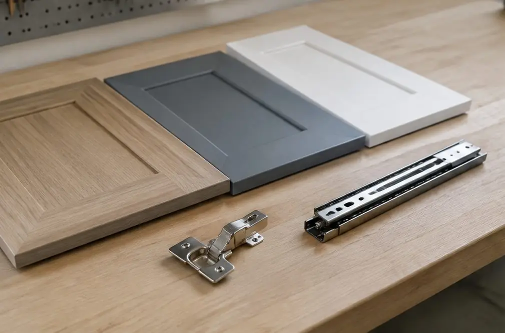 Illustration: step 3 — Choose boxes, tops and hardware